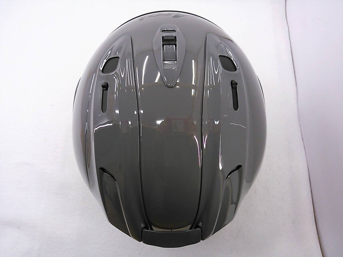 【送料無料】使用回数少 程度上 2021年製 Arai アライ VZ-RAM モダングレー Sサイズ ジェットヘルメットの画像5