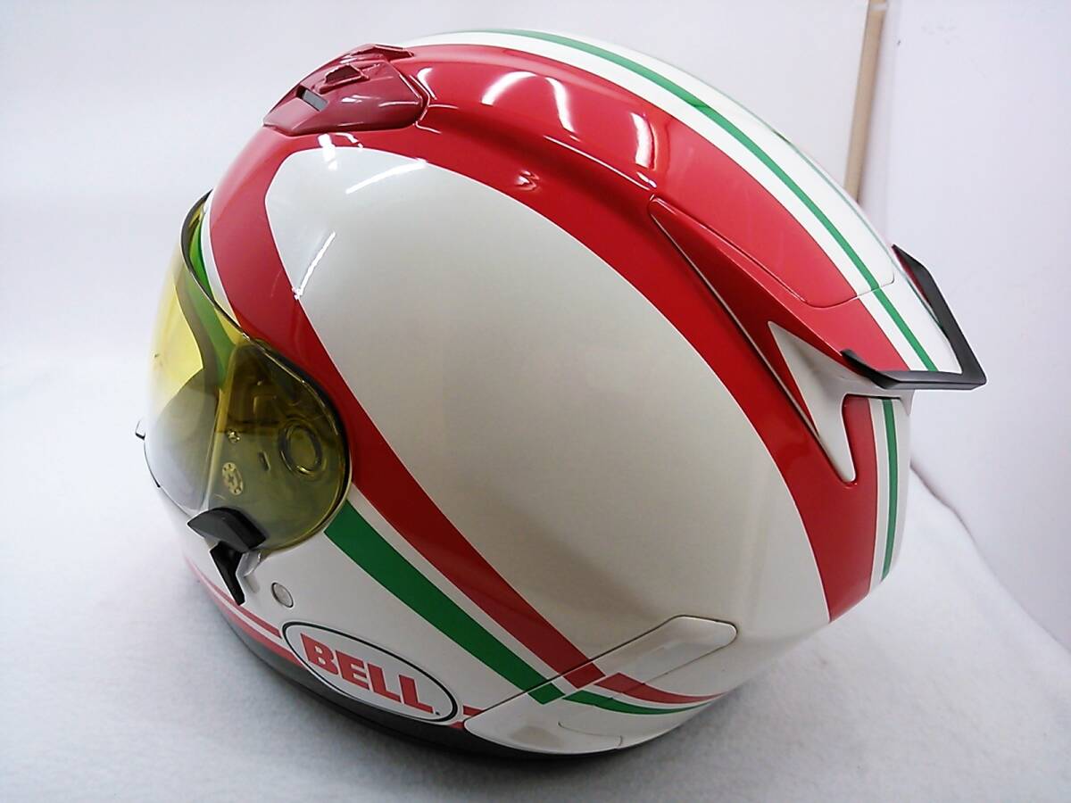 [ free shipping ]BELL Star bell Star Race day Tricolore L size 58-59cm original box & helmet bag attaching full-face helmet 