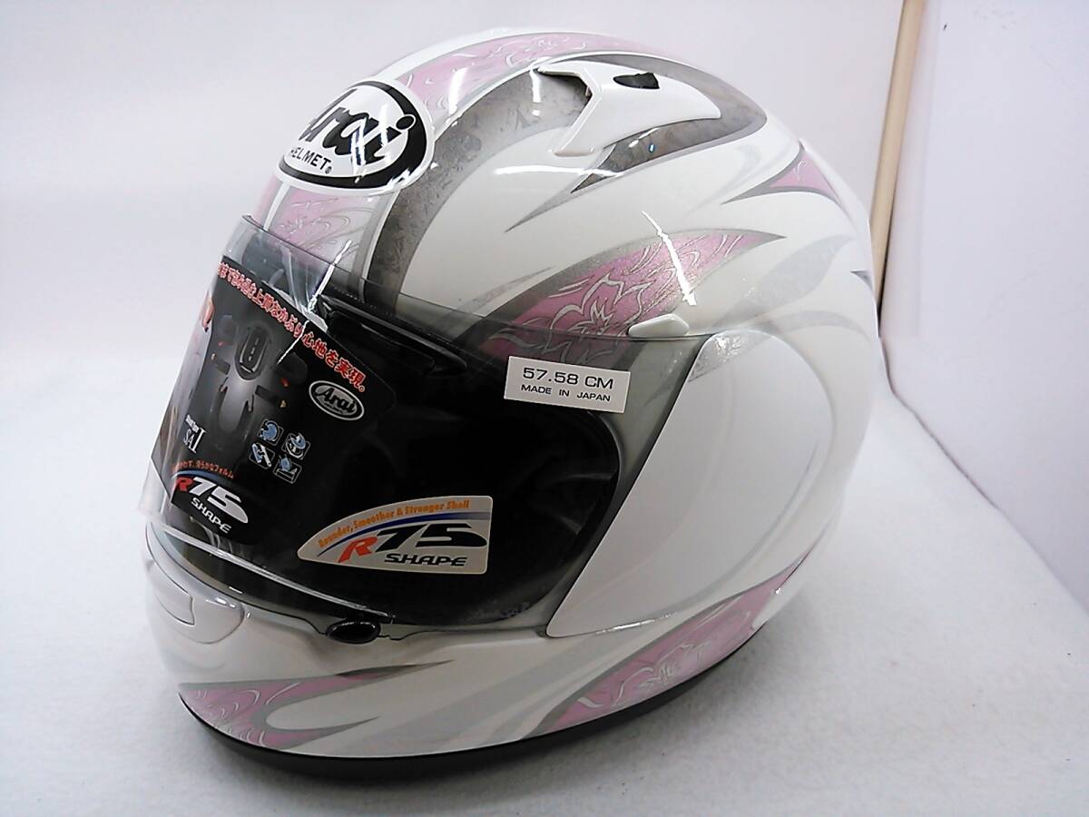 【送料無料】未使用保管品 Arai アライ ASTRO-IQ アストロIQ KAREN カレン Mサイズ 元箱付き フルフェイスヘルメット_画像2