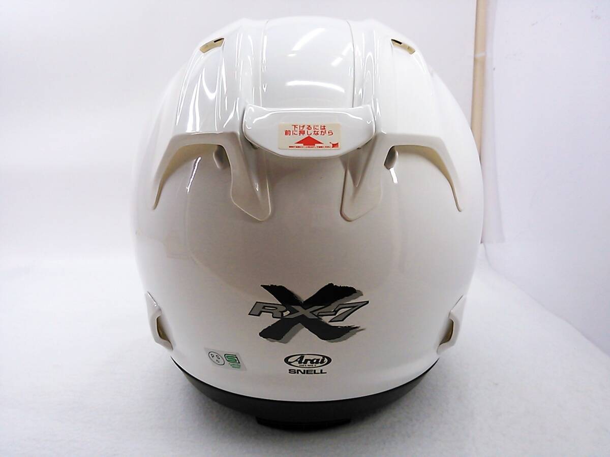 使用極わずか 美品 Arai アライ RX-7X ホワイト Lサイズ 使用極わずか 美品 Arai アライ RX-7X ホワイト Lサイズ