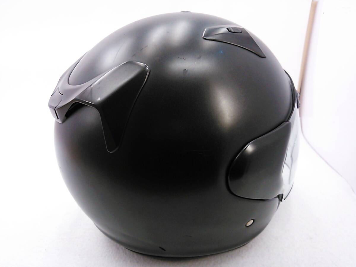 【送料無料】Arai アライ SZ-G SZG FLAT BLACK フラットブラック Mサイズ ジェットヘルメット_画像5