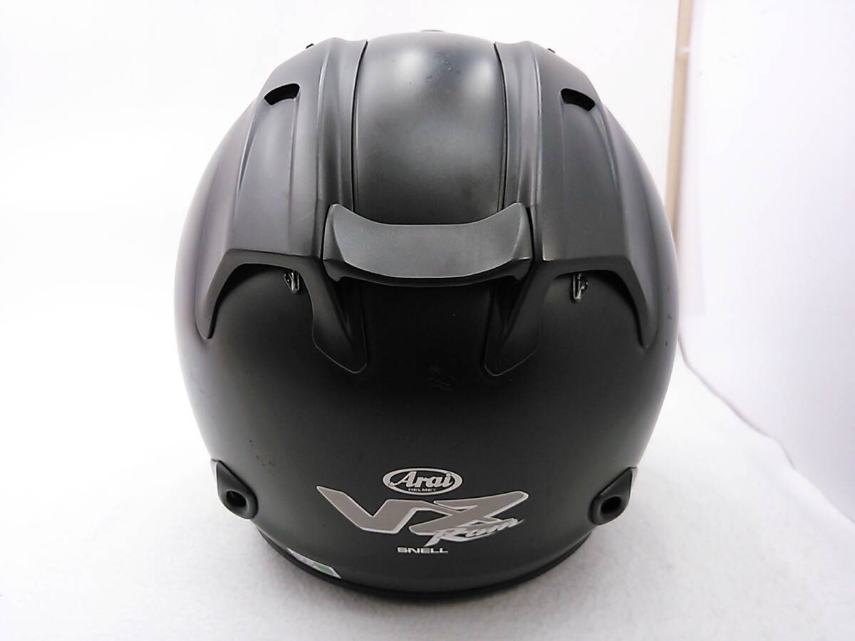 【送料無料】Arai アライ VZ-RAM FLAT BLACK フラットブラック XLサイズ ジェットヘルメット_画像3