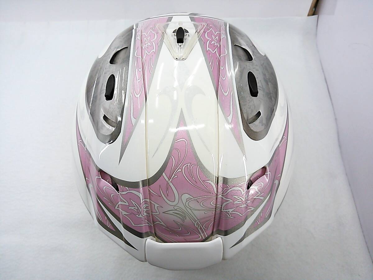 【送料無料】使用極わずか 美品 Arai アライ SZ-Ram4 KAREN カレン Sサイズ ジェットヘルメットの画像5