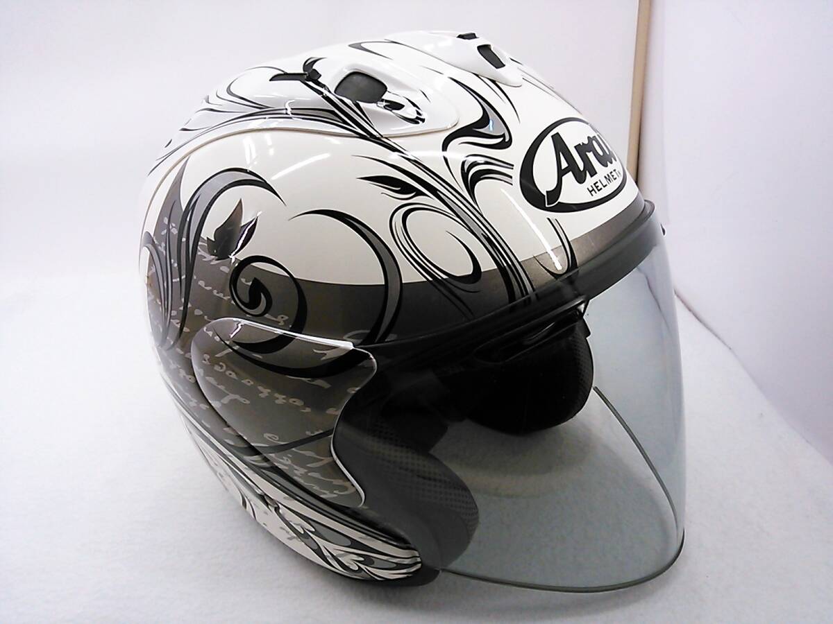 【送料無料】良品 Arai アライ SZ-Ram4X STYLE スタイル XLサイズ ジェットヘルメット_画像5