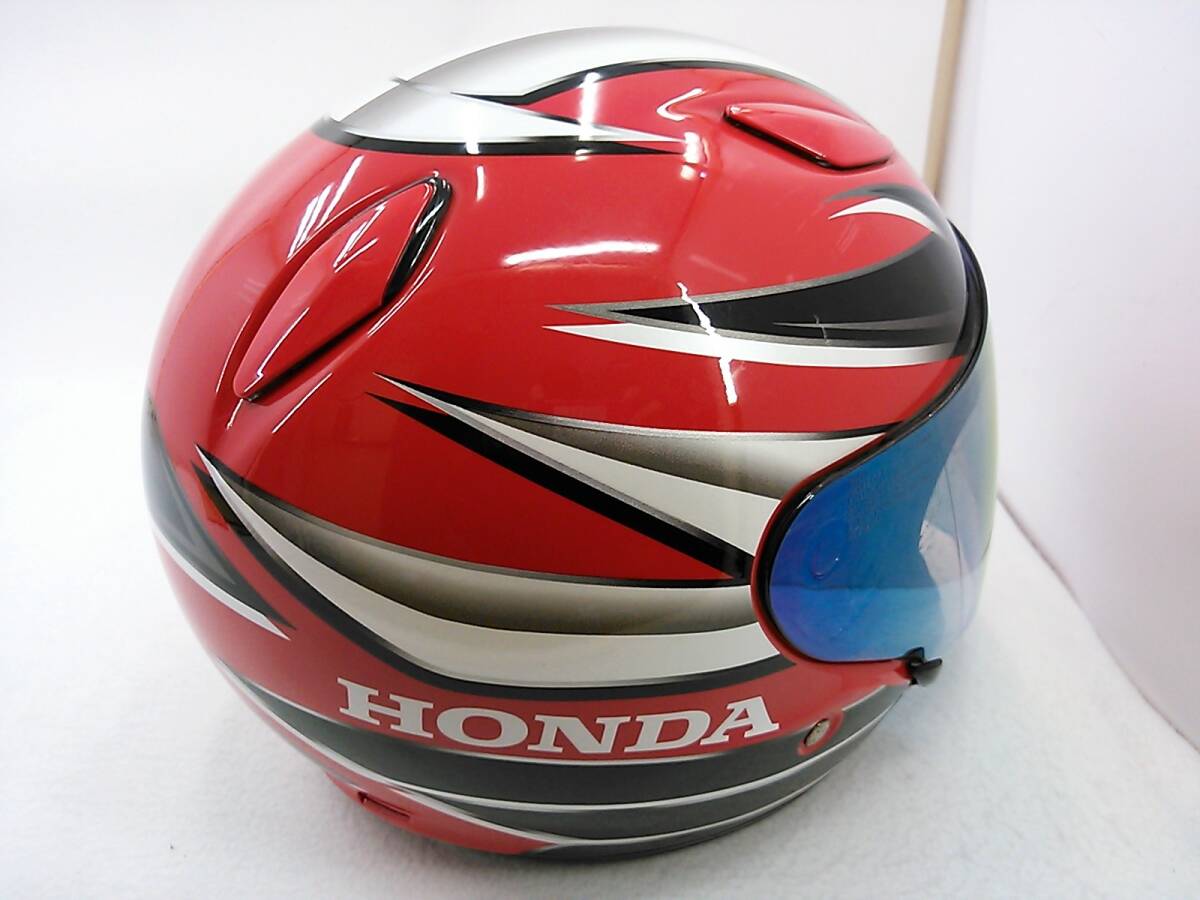 【送料無料】程度上 SHOEI ショウエイ J-STREAM Jストリーム HONDA ホンダ XLサイズ ミラーシールド付き ジェットヘルメット_画像6