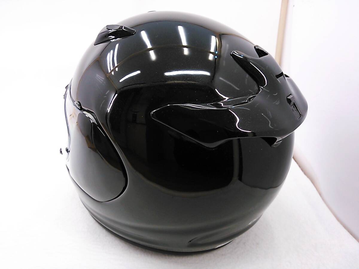 【送料無料】使用極わずか 良品 2020年製 Arai アライ QUANTUM-J クアンタムJ グラスブラック Mサイズ フルフェイスヘルメットの画像2
