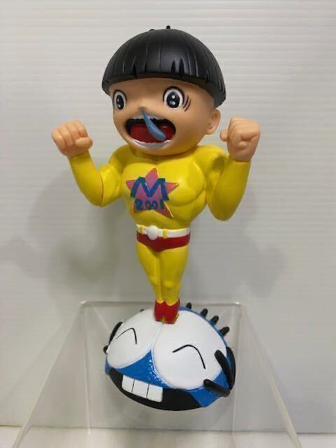 黄色★未開封品★袋・タグ付★まことちゃん★ソフビ人形 １６．３ｃｍ 2001 マッチョメスペシャル人形 版権有 ウメズプロ アニメ 現状_お渡しするのは未開封の物です