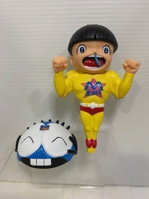 黄色★未開封品★袋・タグ付★まことちゃん★ソフビ人形 １６．３ｃｍ 2001 マッチョメスペシャル人形 版権有 ウメズプロ アニメ 現状_お渡しするのは未開封の物です