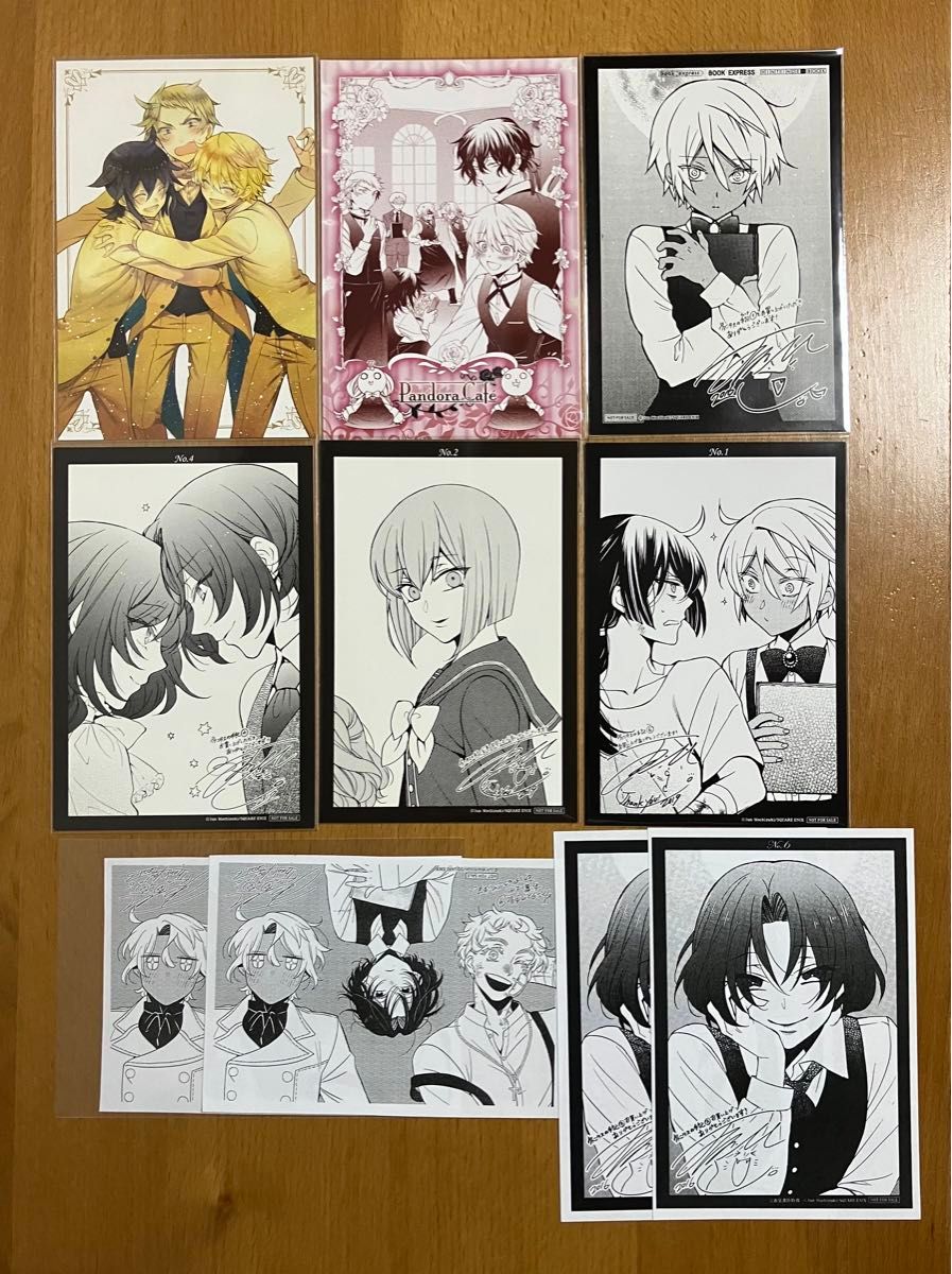 PandoraHearts ヴァニタスの手記 特典 ポストカード イラスト PandoraHearts ヴァニタスの手記 特典 ポストカード イラスト