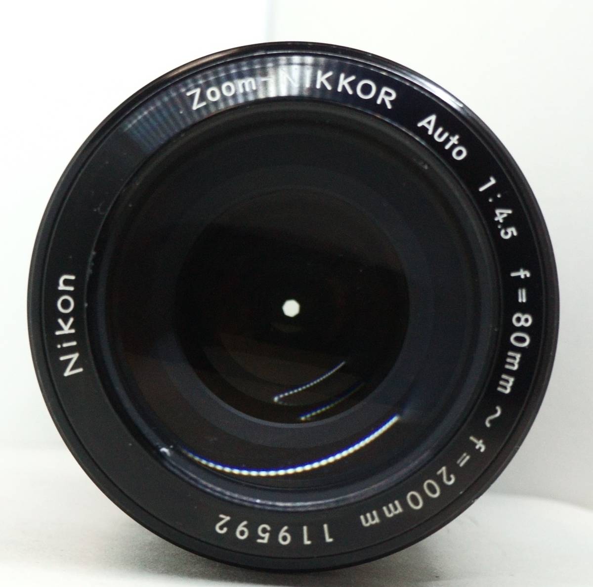 ~実写確認済~ ☆外観美品・人気の望遠レンズ☆ ニコン1眼レフ用(Fマウント) Nikon Zoom-NIKKOR Auto f=80-200mm F4.5 (H1277)の画像8