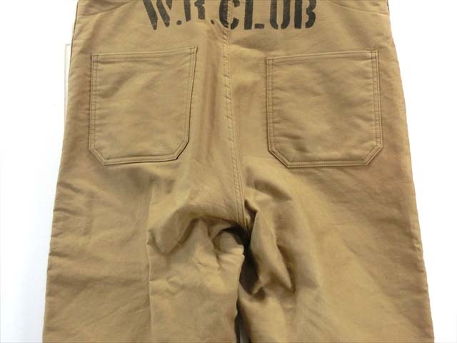 美品 ウィアード WEIRDO WRD-17-AW-05　オーバーオール　デッキパンツ　ペイント　 khaki S_画像5