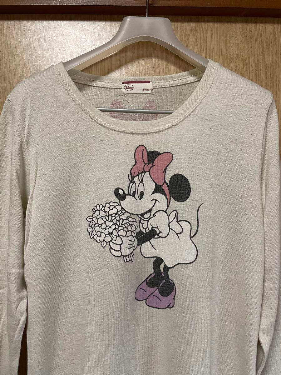 Disney プリント長袖Tシャツ カットソー