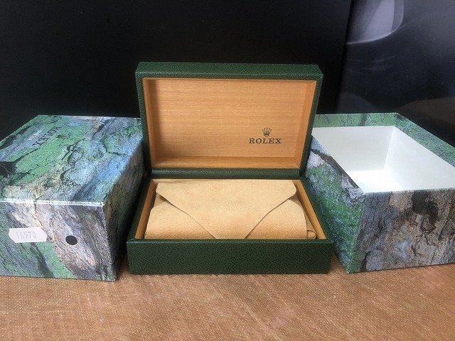 ロレックス エクスプローラー2 16570 黒 シール付 純正 箱 ウォッチ ボックス BOX ケース ヴィンテージ 緑 グリーン 時計 付属品 ROLEX_画像1