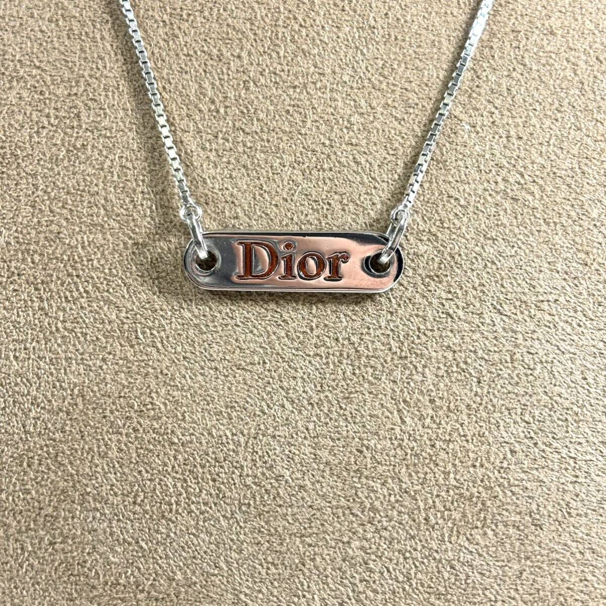 ☆格安☆ Christian Dior ネックレス クリスチャンディオール アクセサリー CDロゴ 装飾品 ヴィンテージ レディース RLの画像2