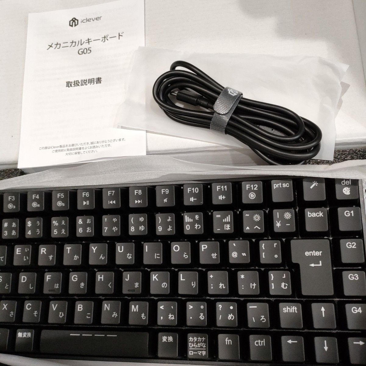 iclever 有線　日本語配列　メカニカルキーボード　keyboard　G05　赤軸