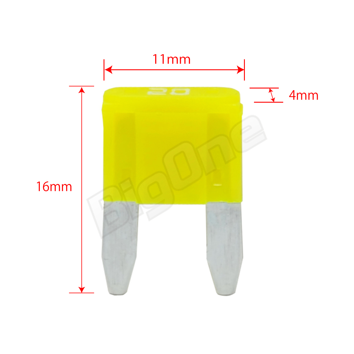 BigOne torn .. light ...... indicator built-in 5 piece set ASP LED Mini flat type fuse 10A 15A 20A 25A 30A