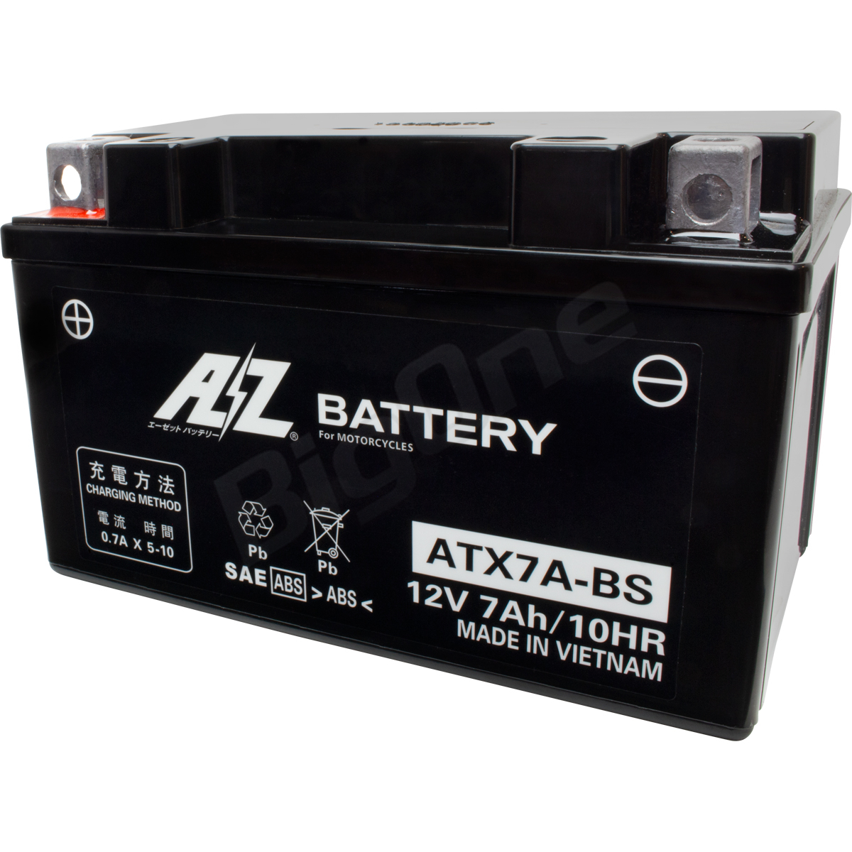 AZバッテリー 充電済 ATX7A-BS GSX250SカタナNX125バンディット400XLR200R 互換 YTX7A-BS FTX7A-BS GTX7A-BS KTX7A-BS DYTX7A-BS RBTX7A-BS_画像2
