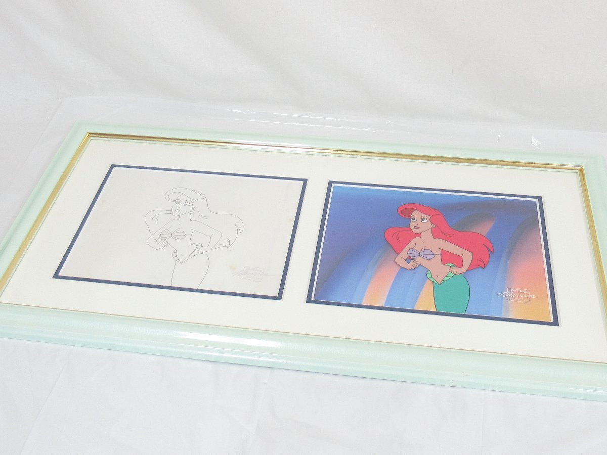 ○ ディズニー Ariel アリエル 絵画 アート セル画の画像9