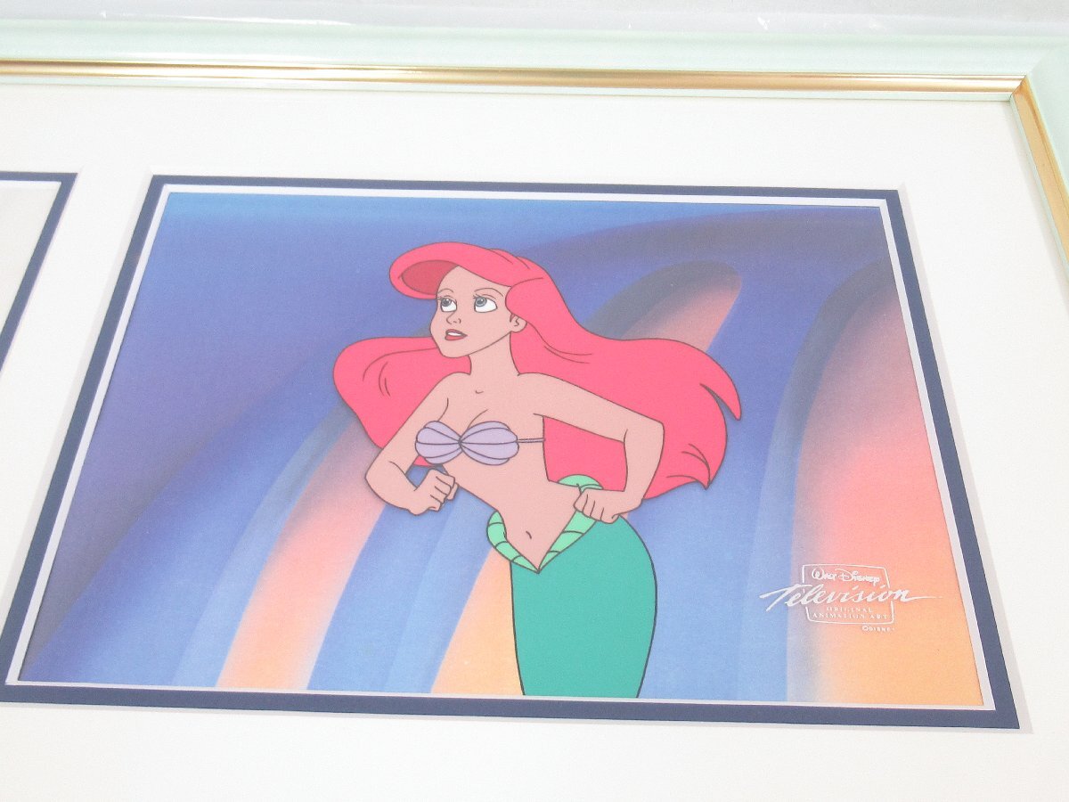 ○ ディズニー Ariel アリエル 絵画 アート セル画の画像2