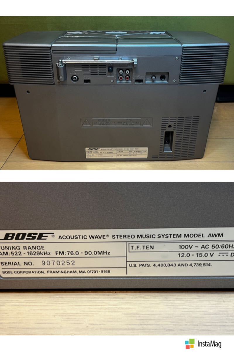 送料無料 【動作確認済 リモコン付属】BOSE ACOUSTIC WAVE AWM 送料無料 【動作確認済 リモコン付属】BOSE ACOUSTIC WAVE AWM