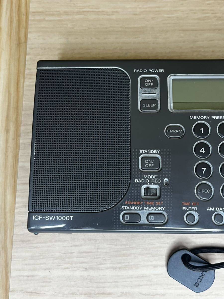 珍品♪【ラジオ動作確認済★】SONY カセットラジオICF-SW1000T_画像4