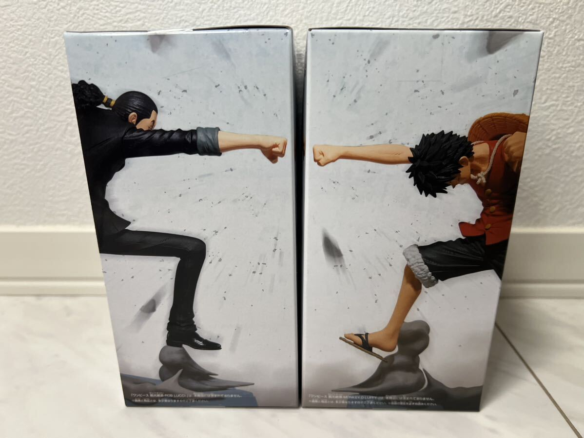 【新品未開封品】2個セット ワンピース 戦光絶景 SENKOUZEKKEI ルフィ ルッチ ニカ　ONE PIECE フィギュア ROB LUCCI LUFFY 未開封_画像2