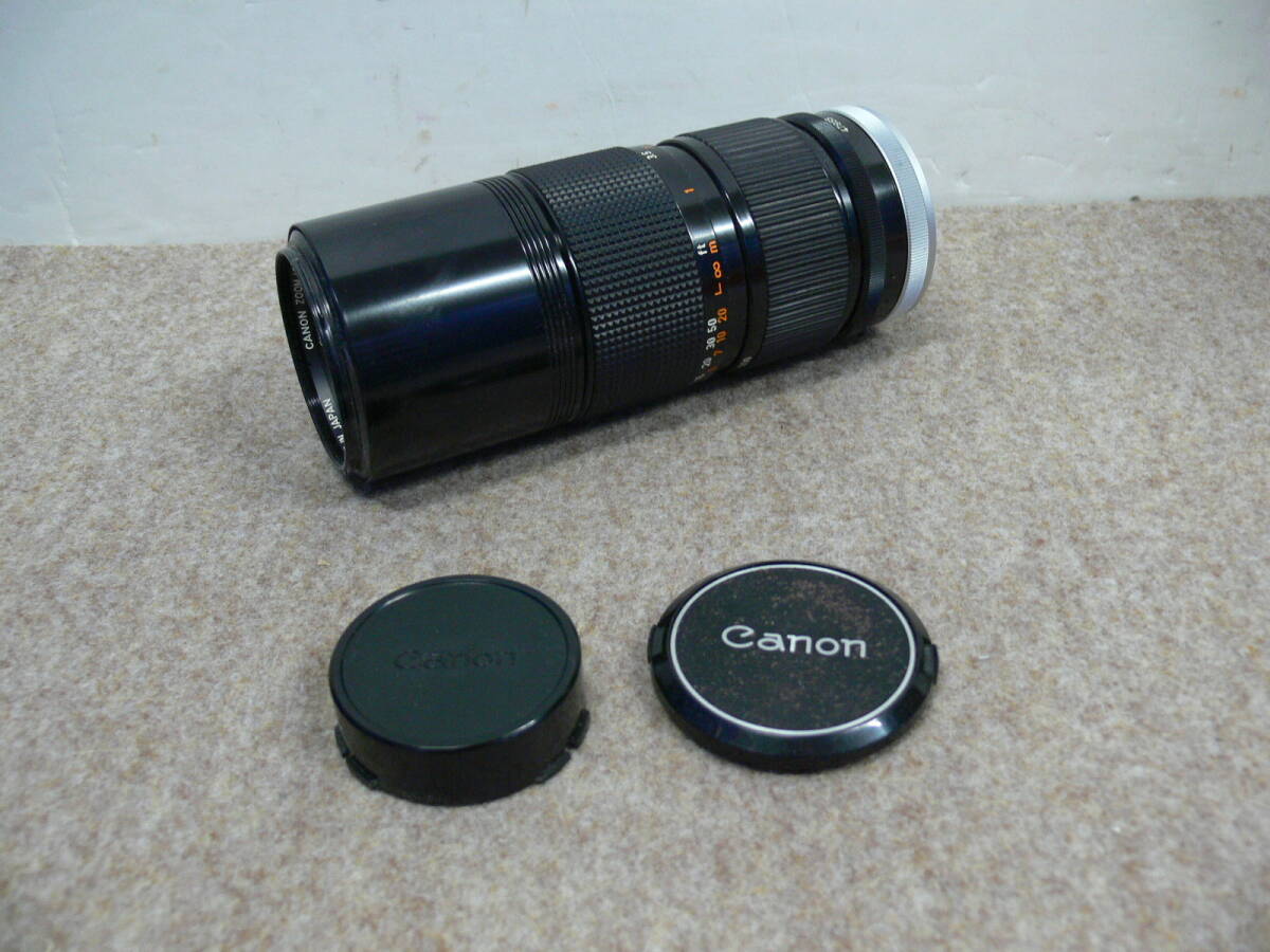 【ジャンク品】Canon ZOOM LENS FD 80-200mm 1:4 S.S.C. ()カメラレンズ）_画像1