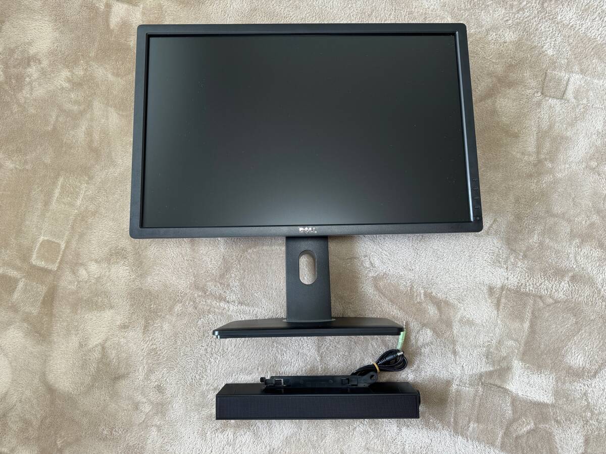 ◆美品♪DELL U2412Mb 24型ワイド液晶ディスプレイ(D-SUB/DVI)＋DELL AX510 TFTモニター用スピーカー（デジタルハイエンド用）セットです♪