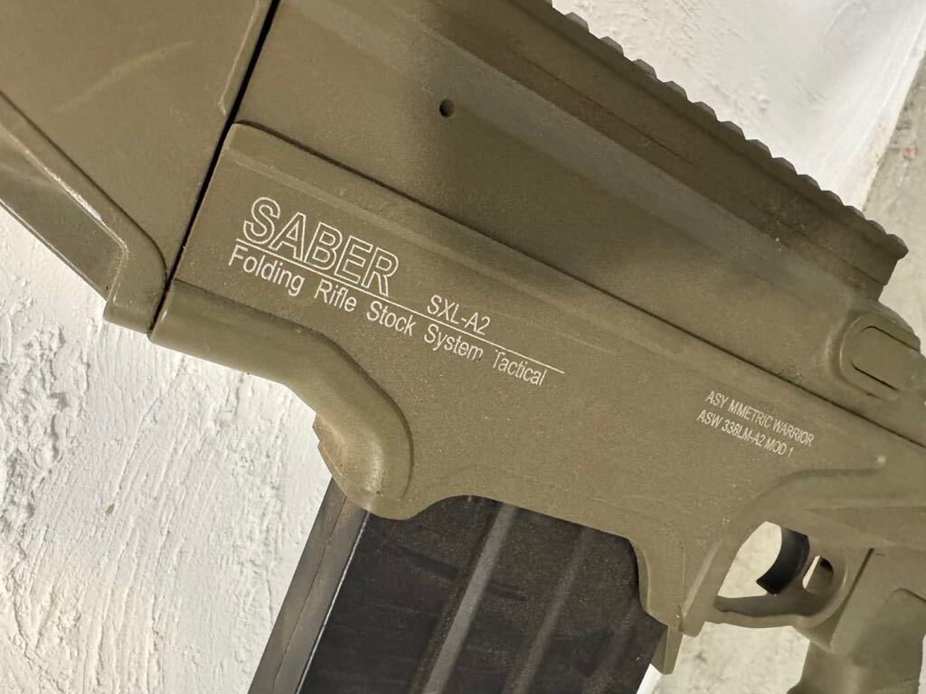 (3-30) SABER SXL-A2 Folding Rifle Stock System Tactical　トイガン　サバイバルゲーム　サバゲー　ミリタリー_画像2