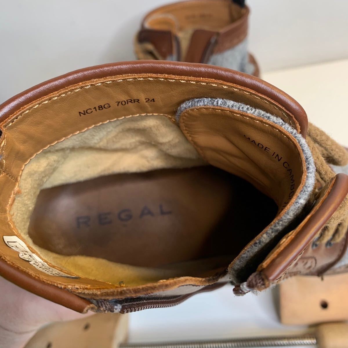 (2-53) 靴 くつ まとめ売り REGAL リーガル Tricker's トリッカーズ など シューズ 革靴？ レザー？ シューキーパー シューツリーの画像5