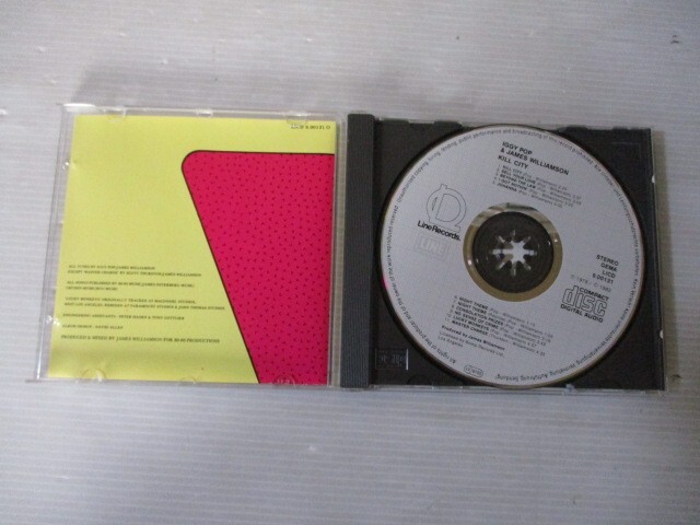 BT P3 送料無料♪【 IGGY POP & JAMES WILLIAMSON KILL CITY 】中古CD の画像2