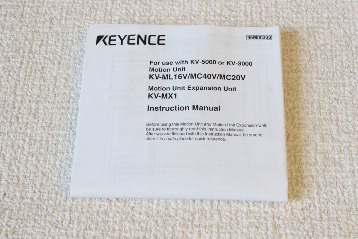KEYENCE キーエンス シーケンサ KV-MC40V 4軸パルス列 位置決めモーションユニット 新品 未使用品 開封品の画像6