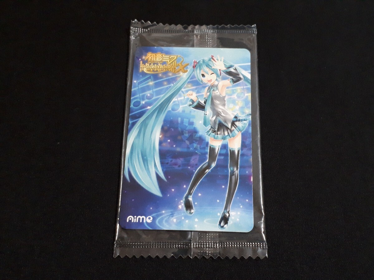 希少 初音ミク -Project DIVA-X 予約特典限定 Aimeカード 非売品_画像1