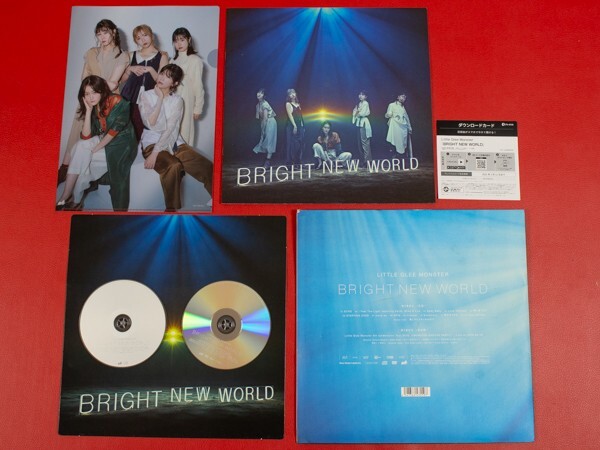 ◇【CD+DVD/LPサイズジャケ】LITTLE GLEE MONSTER/BRIGHT NEW WORLD 初回限定盤 A リトルグリーモンスター/CD+DVD、SRCL11394～5 #N01YK4_画像2