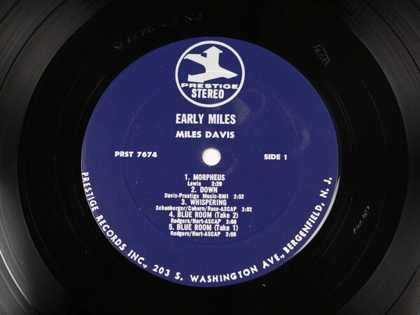 ◇米盤 Miles Davis/Early Miles/LP、PRST7674 #N07YK1_画像3