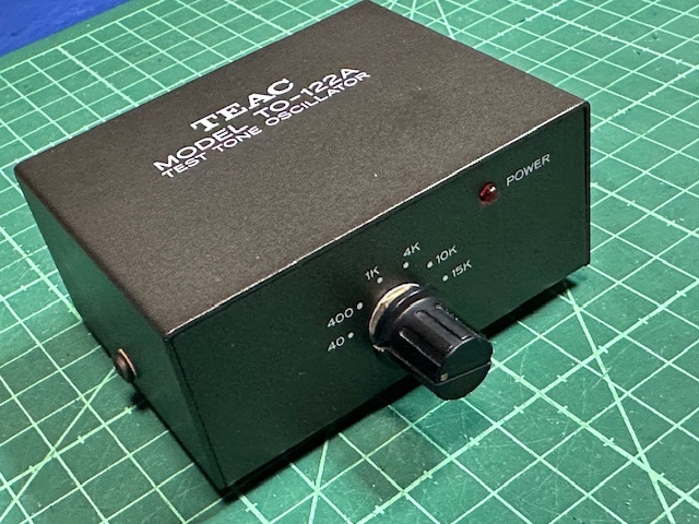 TEAC オーディオオシレーター　OSCILLATOR 　TO-122A 動作美品　Excellent 1　　　　C-1 C-2 C-3 C-4 122B 122_画像1