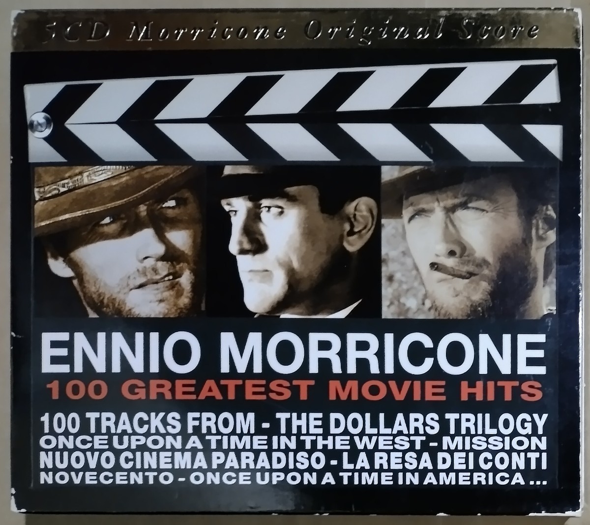 【送料ゼロ】Ennio Morricone CD 5枚組 100 Greatest Movie Hits 2012年 エンニオ・モリコーネ_画像1