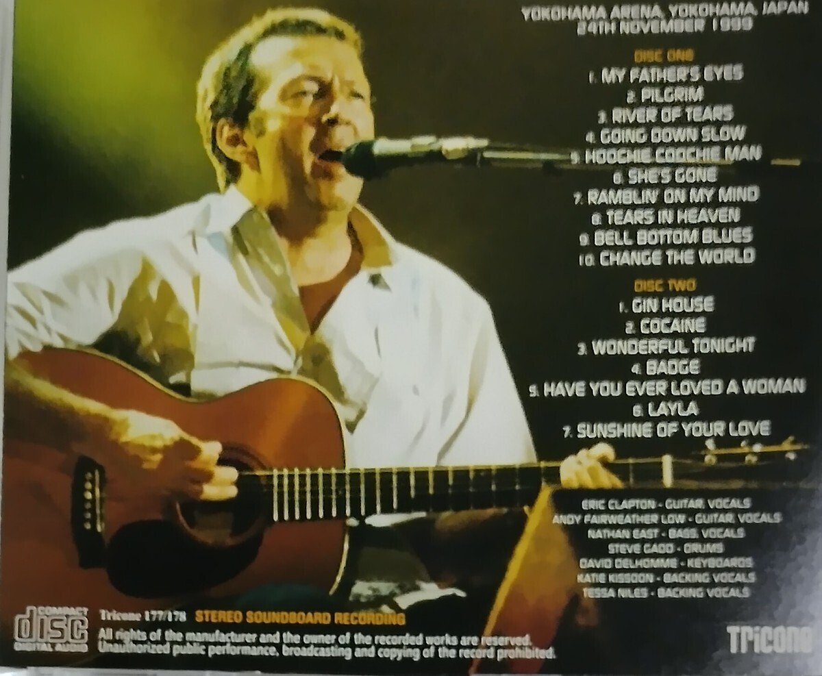【送料ゼロ】Eric Clapton ’99 横浜 soundboard ボーナス付 Live Japan エリック・クラプトン _画像3