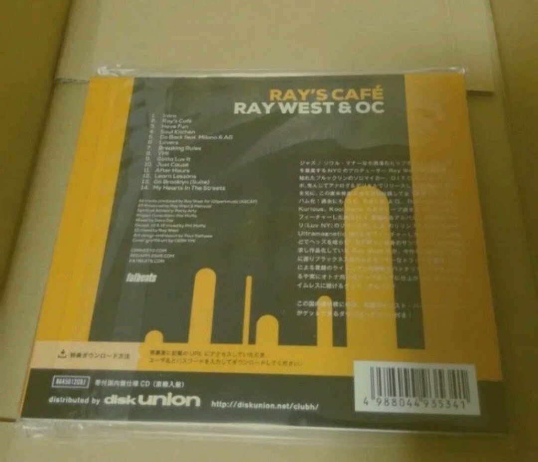 RAY WEST & O.C./RAY'S CAFE /D.I.T.C./4988044935341/LORD FINESSEの画像2