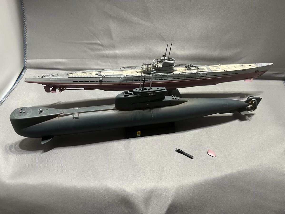 訳あり品 ドイツレベル&ニチモ 大戦中&現用ドイツ海軍潜水艦 2隻セット_画像1