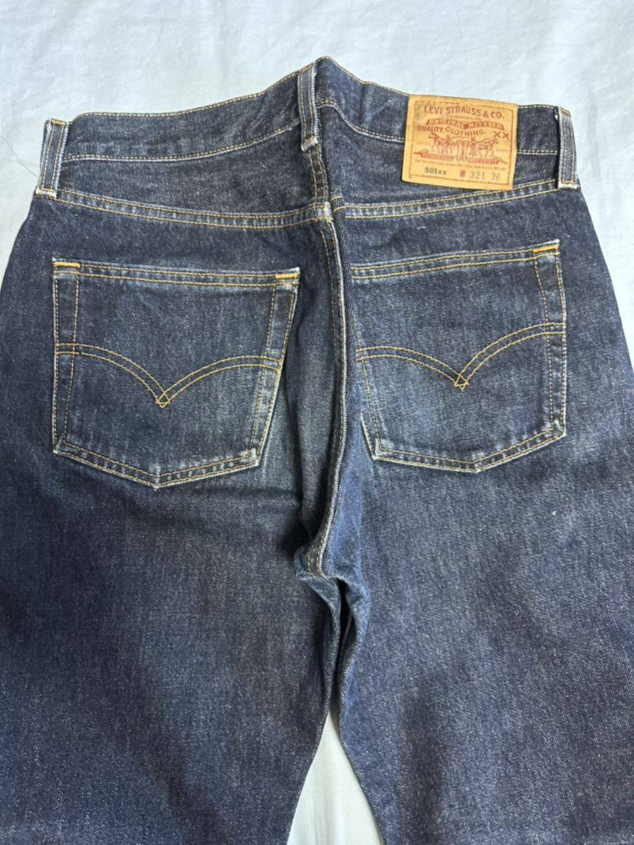 極美品 Levi 'sリーバイス 501xx W32 L36 濃紺色 米国製 デニムパンツ ジーンズ LEVIS_画像6