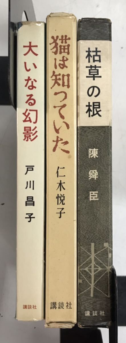 m0331-17.江戸川乱歩賞まとめ/サスペンス/推理小説/ミステリー/本格/仁木悦子/戸川昌子/陳舜臣/古本 セット ※全冊初版の画像3