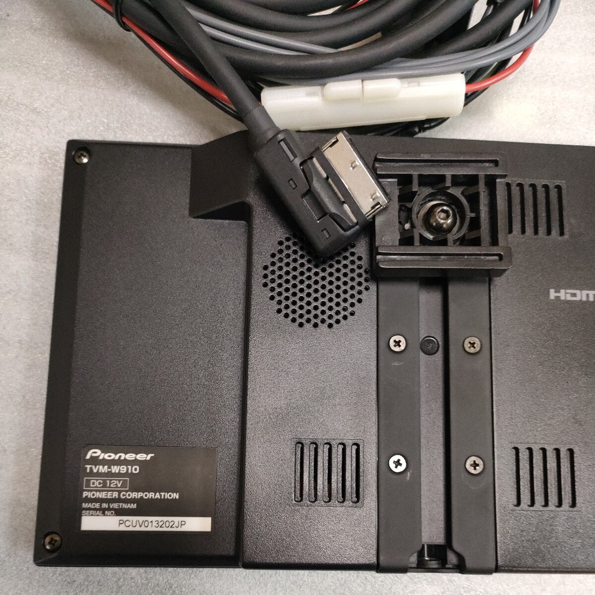カロッツェリア リアモニター HDMI.RCA端子TVM-W910 美品 スピーカー内蔵firestick等リヤエンターテイメントシステム構築可能！ヘッドレスの画像6