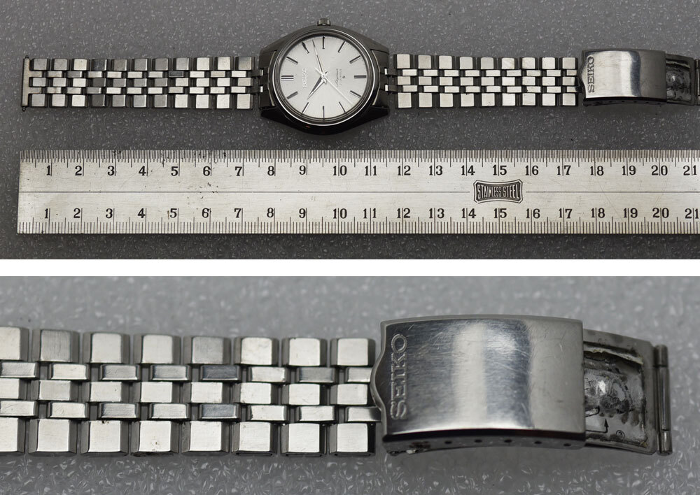 1968年 セイコー 61スカイライナー 6100-8000 "セイコー形" 珍しいほど"普通" 手巻き ビンテージ腕時計_画像7