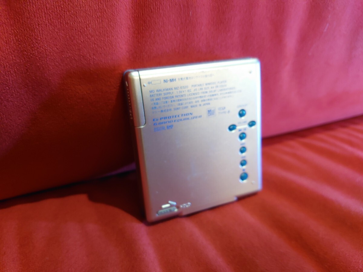 [SONY]MZ-E520 MD WALKMAN PORTABLE MD PLAYER MDLP Sony Walkman portable MD player 