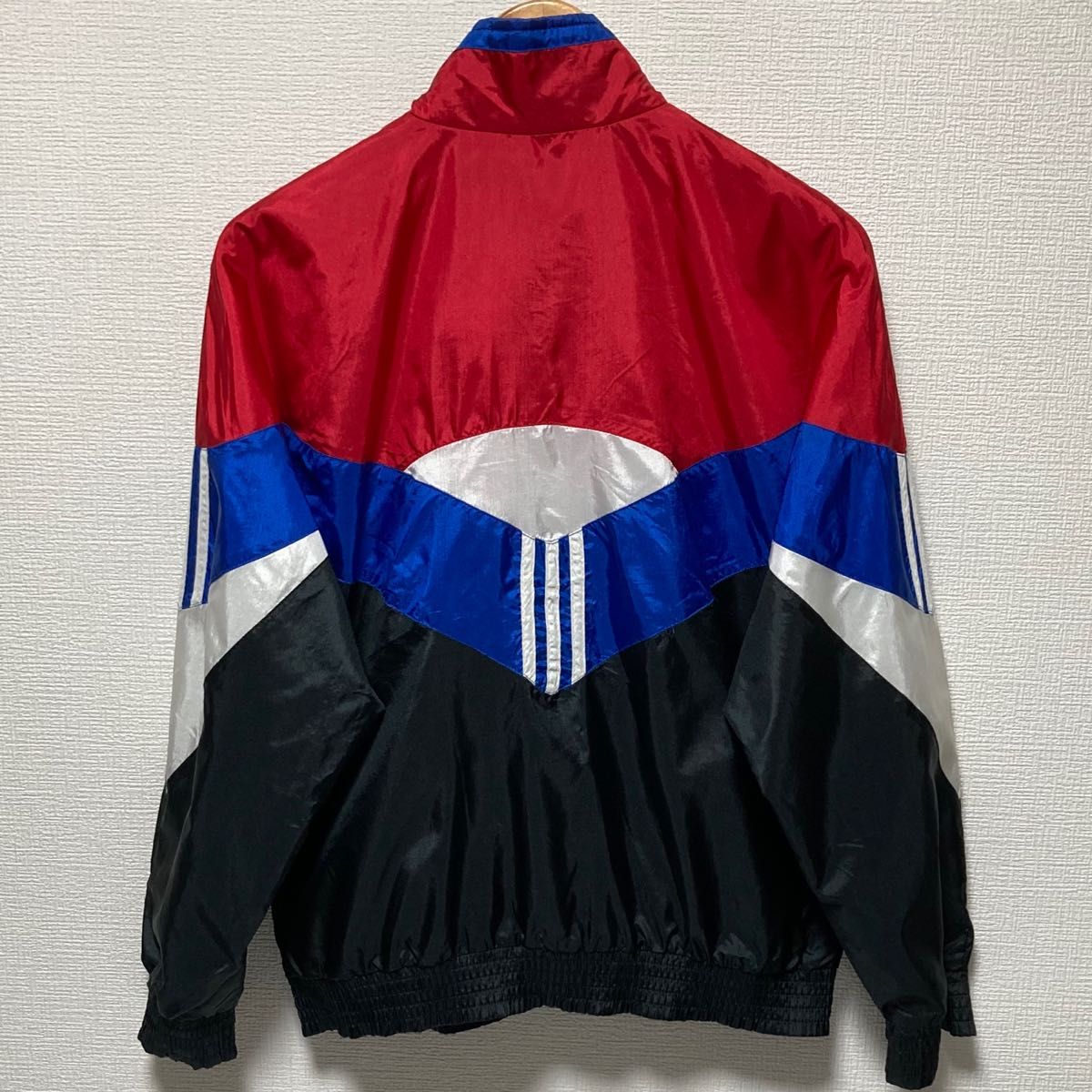 80s adidas アディダス ナイロンジャケット ヴィンテージ トリコロール