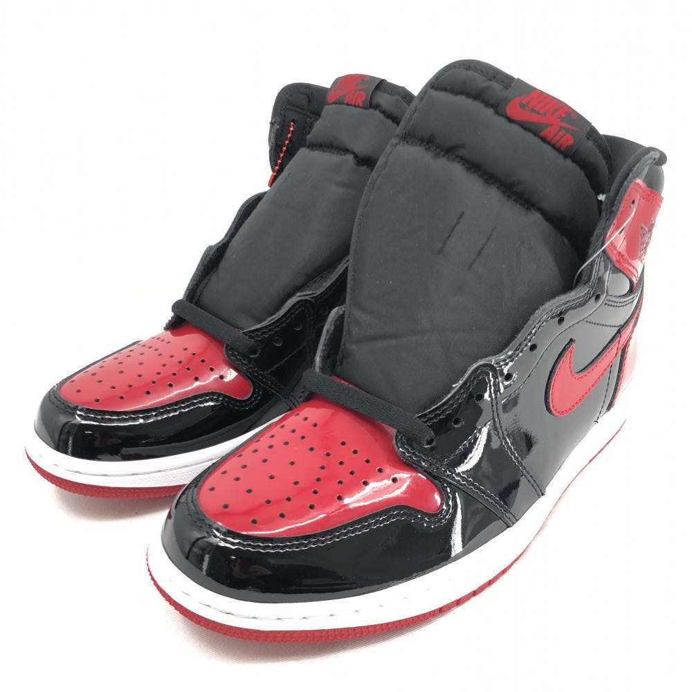 【中古】NIKE Air Jordan 1 High OG Patent Bred　555088-063 サイズ26cm ナイキ[240017612919]