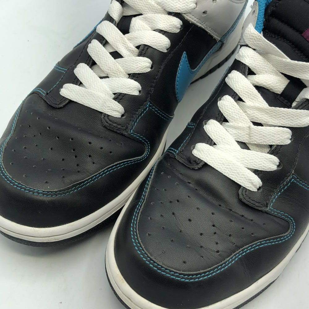 【中古】NIKE 08年製 DUNK LOW Black Neo Turqoise Grey サイズ28cm 318019-041 ソール剥がれ有 ナイキ ダンク [240017581587]_画像8