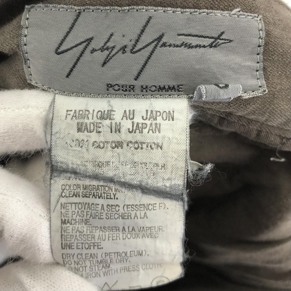 【中古】Yohji Yamamoto Pour Homme 08ss 敗残兵期 FRONT ZIP CARGO PANTS サイズ：3[240017615628]_画像8