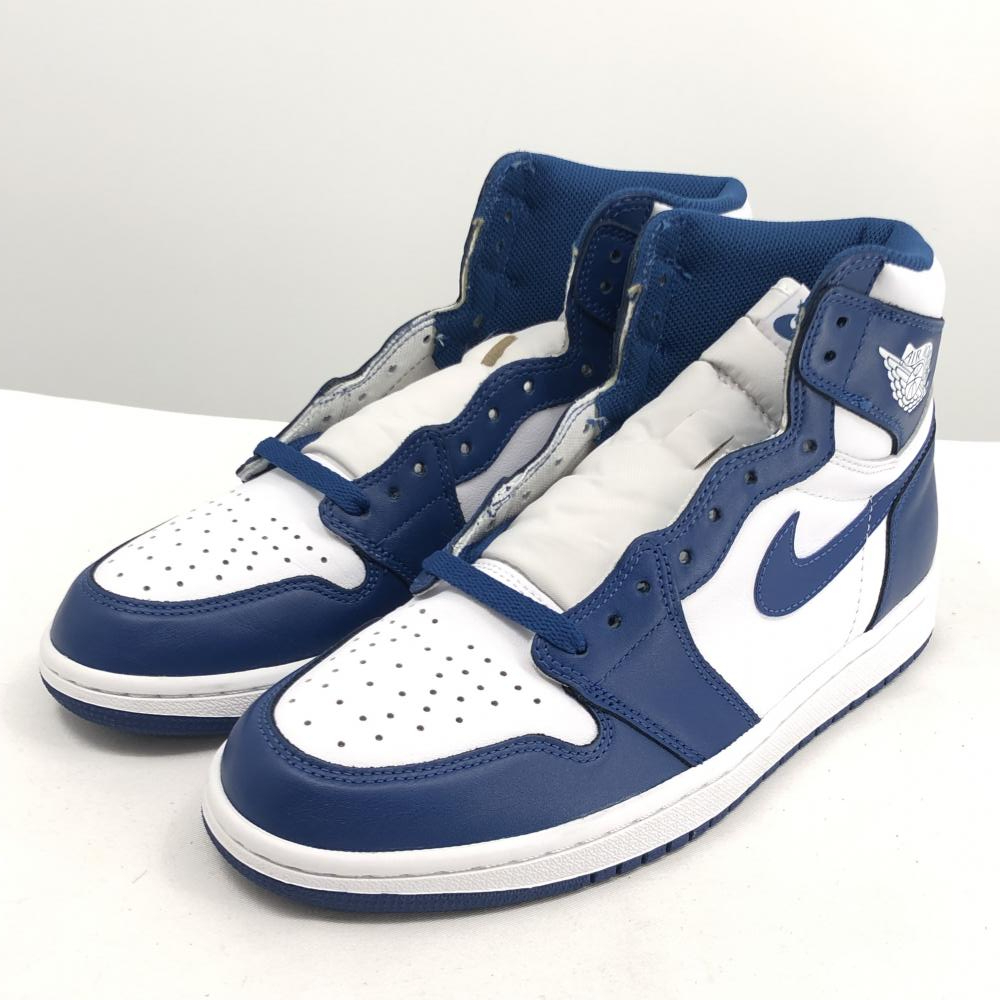 【中古】NIKE AIR JORDAN 1 RETRO HIGH OG Storm Blue サイズ27.5cm 555088-127 ナイキ[240017616297]_画像1